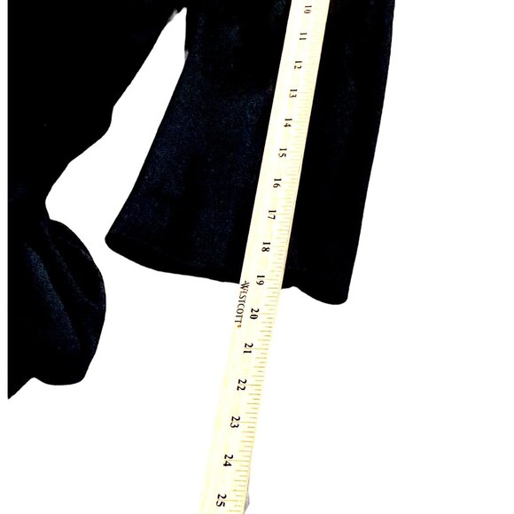 Catherine Malandrino Coat Womens 40 US 4 Black Angora Balloon Pea Couture VTG - Picture 13 of 16